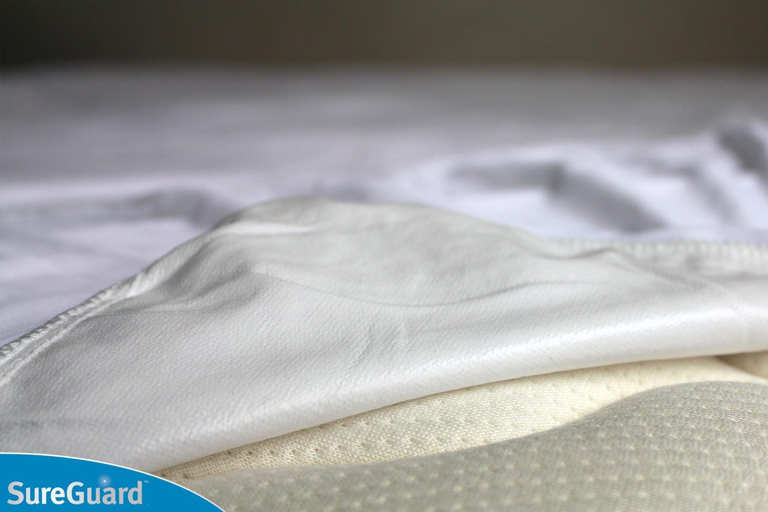SureGuard King Size Mattress Protector - 100% Waterproof, Hypoallergenic - Premium Fitted Cotton Terry Cover - Image 3