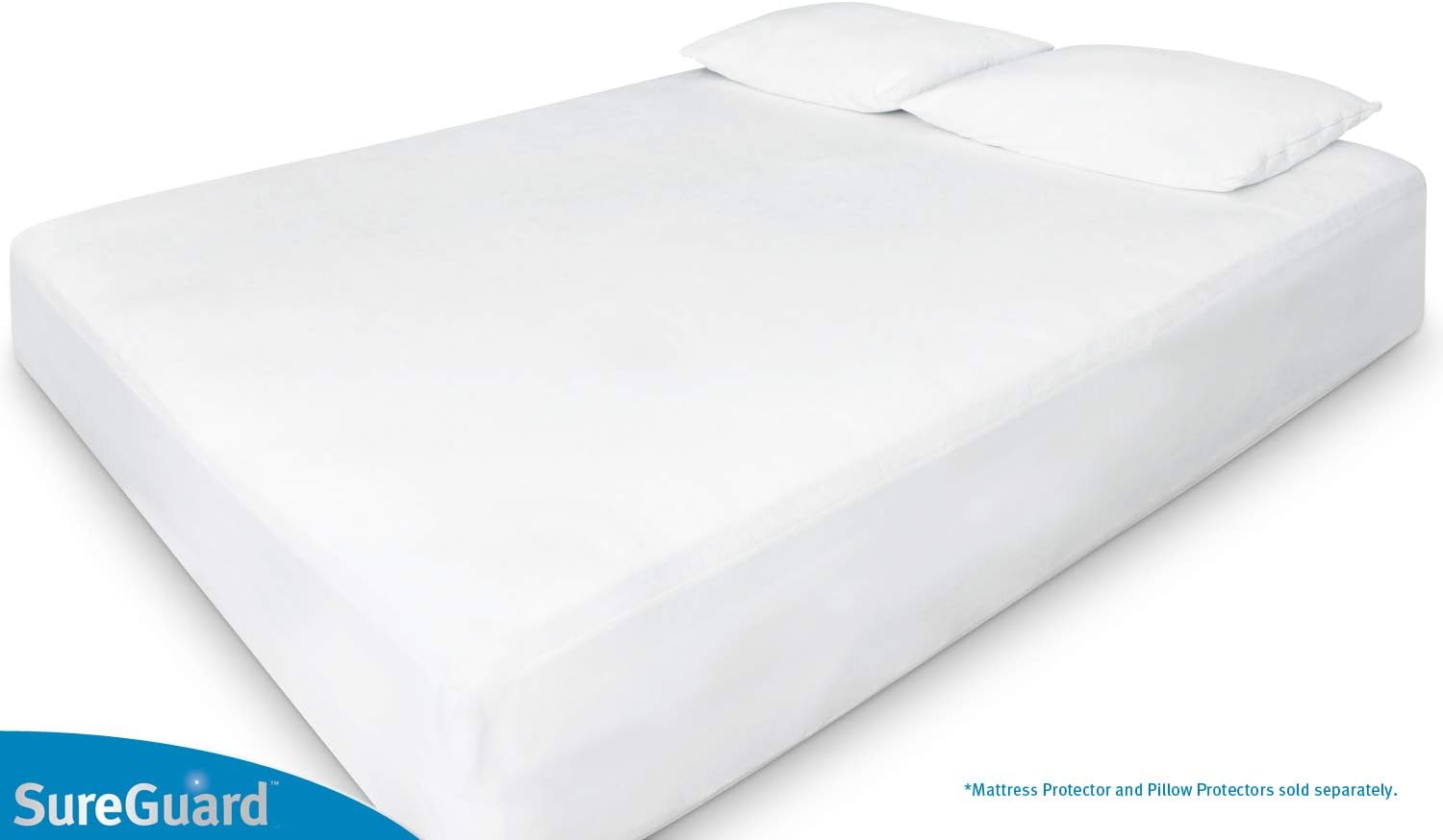 SureGuard King Size Mattress Protector - 100% Waterproof, Hypoallergenic - Premium Fitted Cotton Terry Cover - Image 5