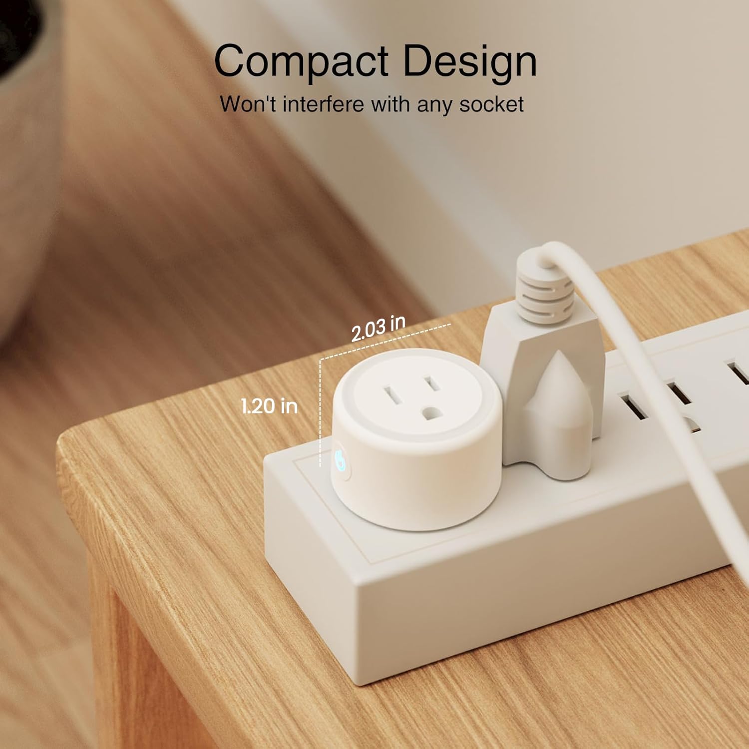 GHome Smart Plug, WiFi Smart Plugs that Work with Alexa and Google Home - Image 3