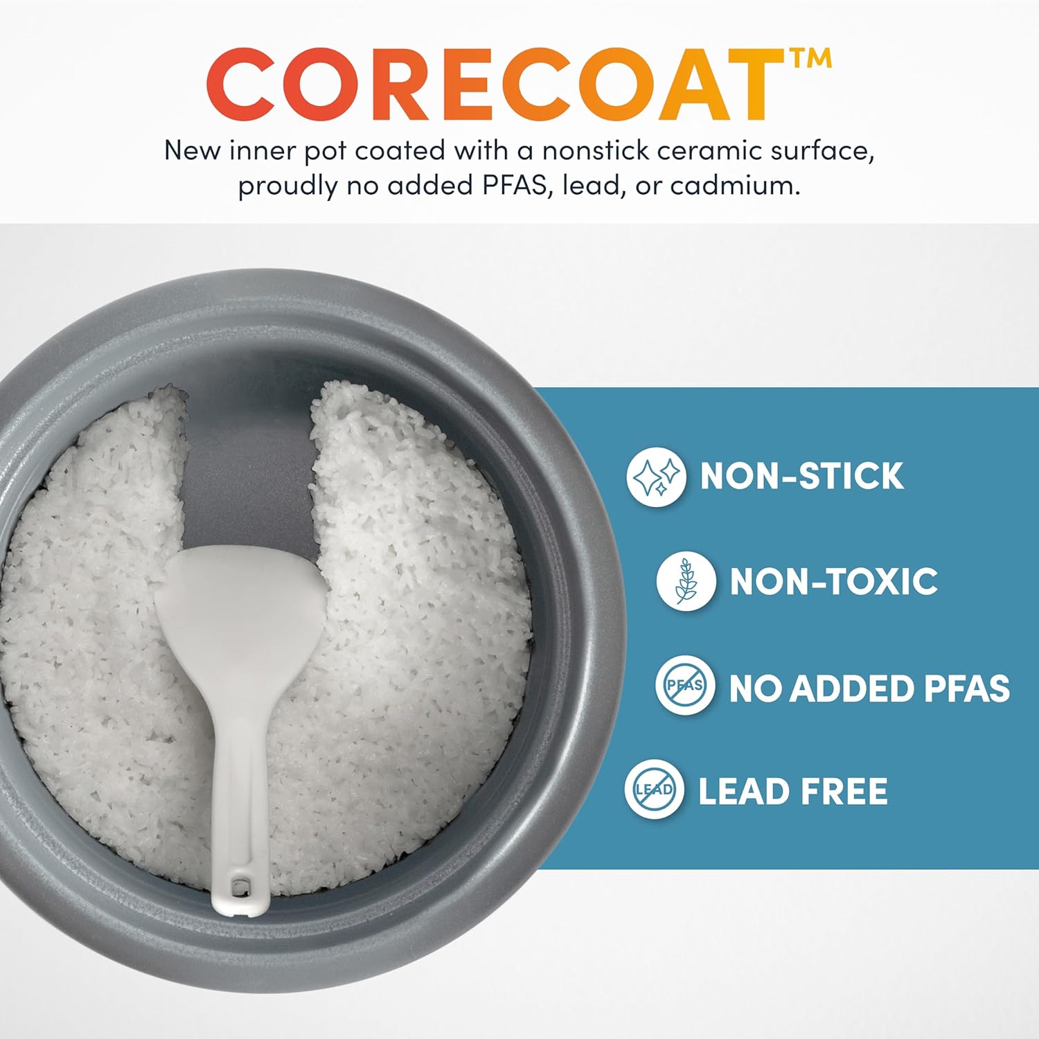 AROMA® Rice Cooker, 3-Cup (Uncooked) / 6-Cup (Cooked), Small Rice Cooker, Oatmeal Cooker, Soup Maker, Auto Keep Warm, 1.5 Qt, White, ARC-363NG - Image 6