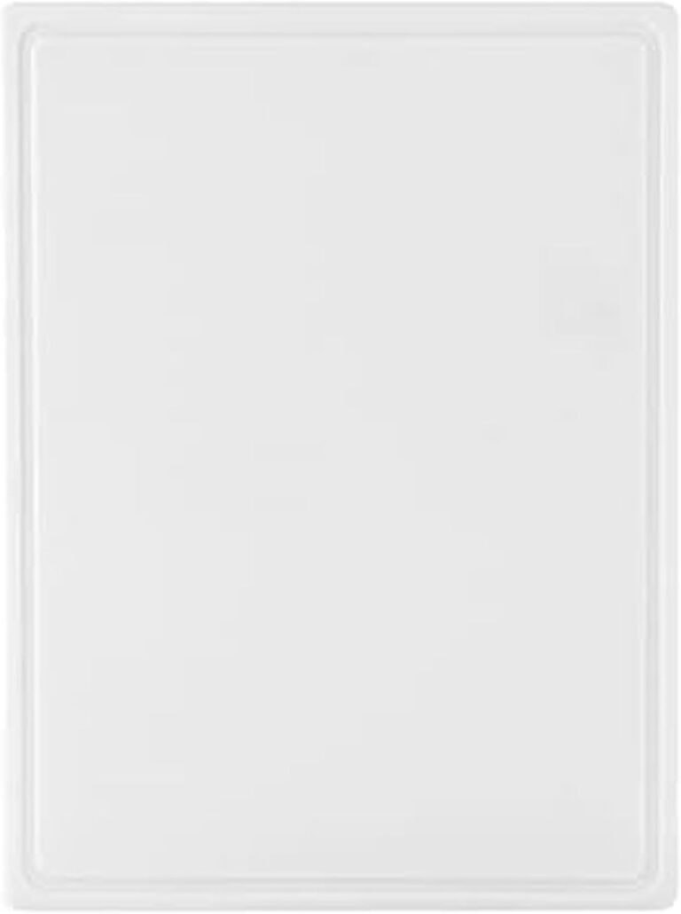 Farberware 15 x 20 Inch Extra Large Plastic Cutting Board, White