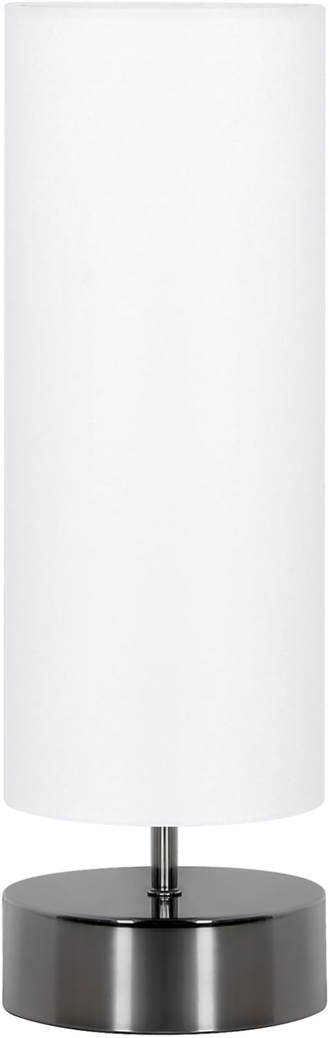 Touch Table Lamp, 3-Way Dimmable Bedside Lamp with Cylinder Fabric Shade - Image 8