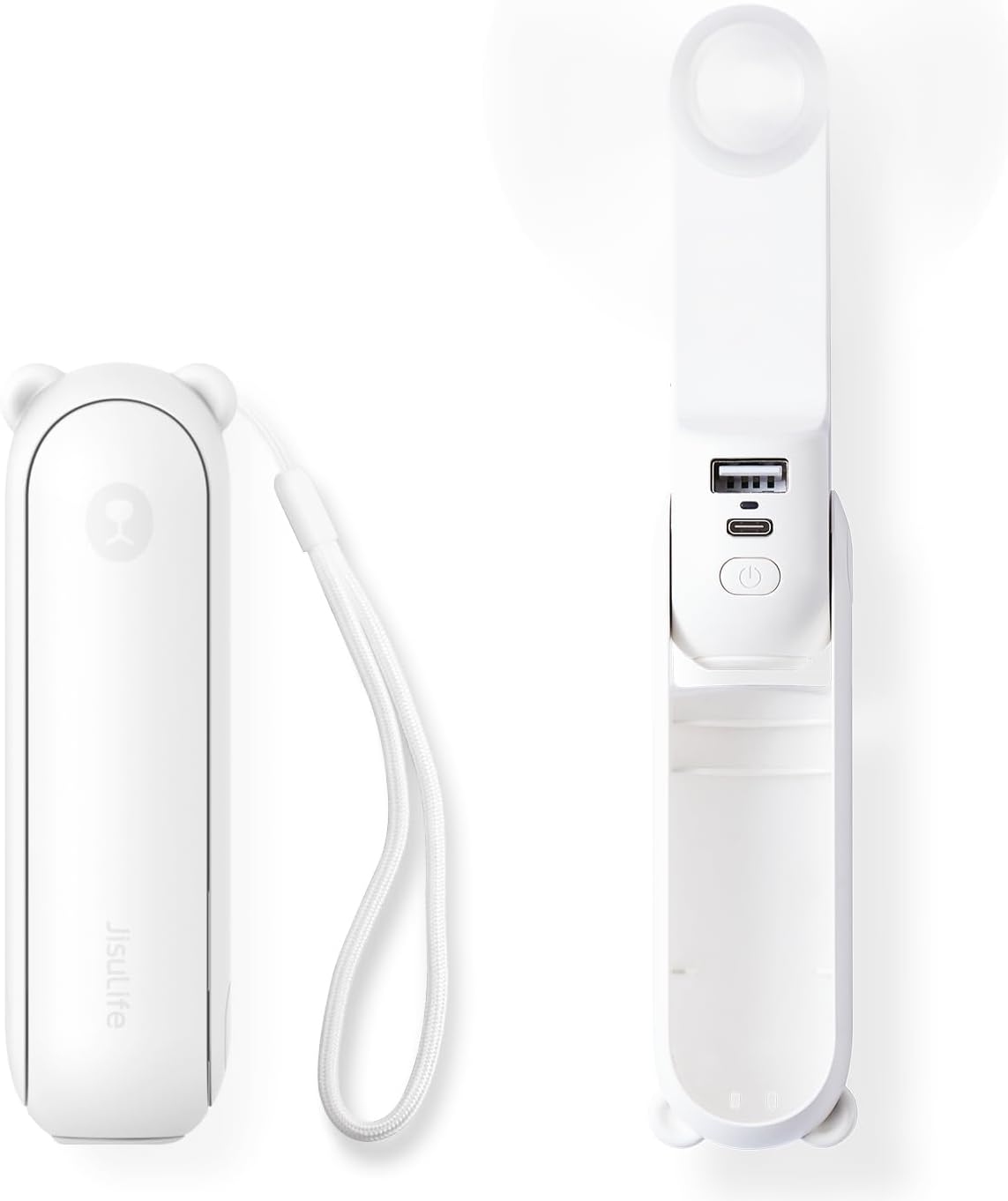 JISULIFE 3 IN 1 Portable Fan with Power Bank & Flashlight Featured
