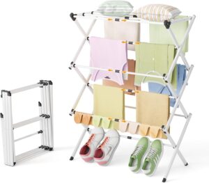 Foldable Clothes Drying Rack –...