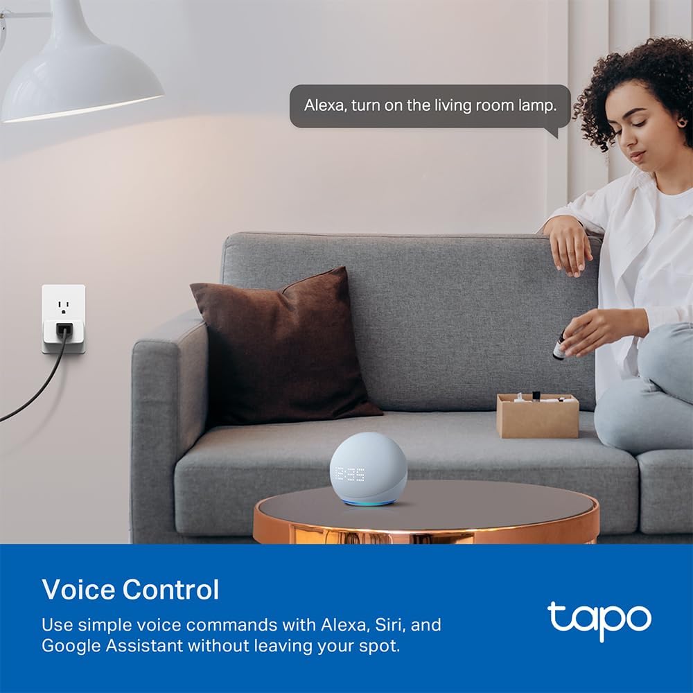 Tapo Smart Plug, Matter Compatible, Energy Monitoring, P110M(4-Pack), 15A - Image 8