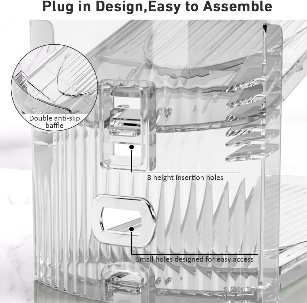 NVGSN 12Pack Clear Shoe Slot Organizer,Shoe Stacker,Storage Space Saver 50% - Image 4