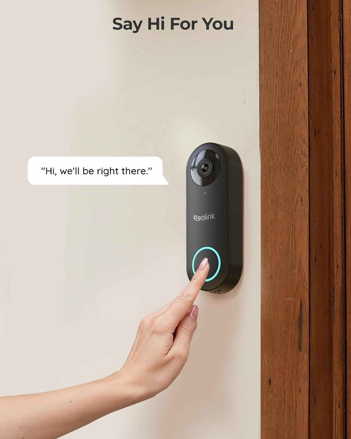 REOLINK Video Doorbell PoE 2K Wired Outdoor Security Camera with Chime V2 - Image 5