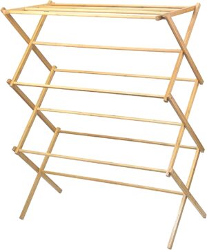 Home-it Wooden Clothes Drying Rack ...