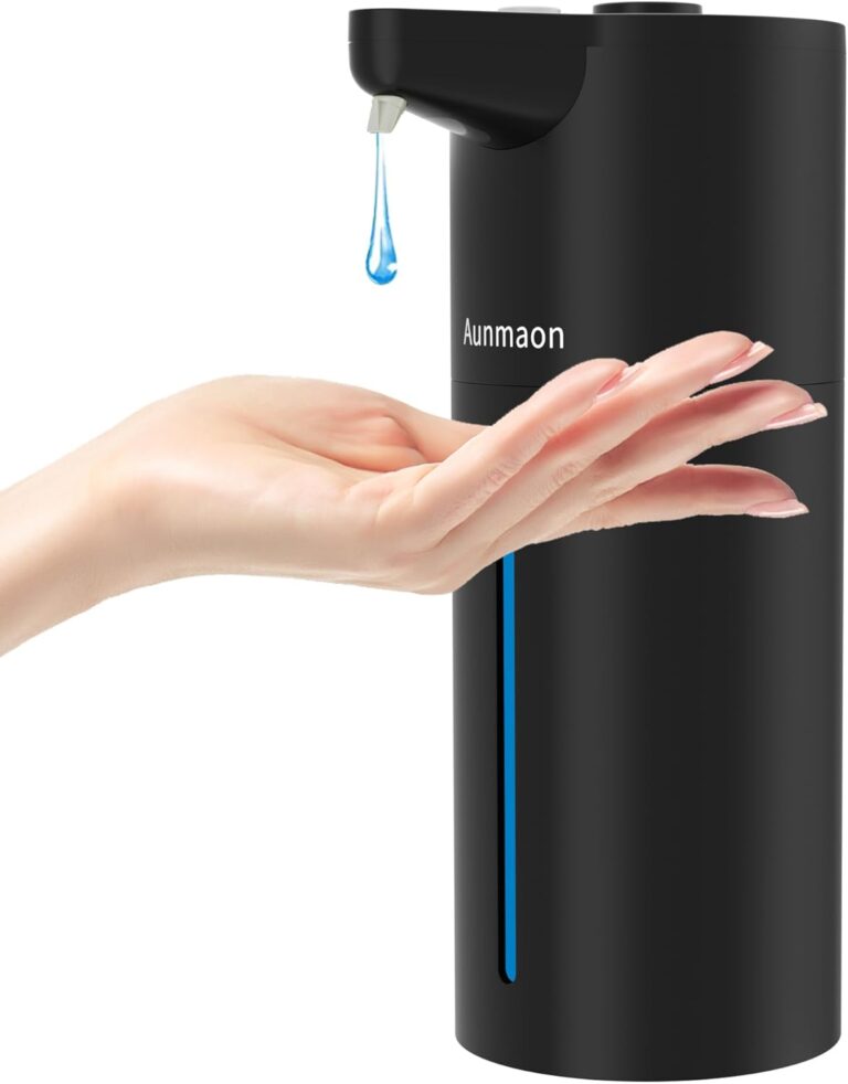 Automatic Soap Dispenser Touchless,15-Level,Kitchen Bathroom Black