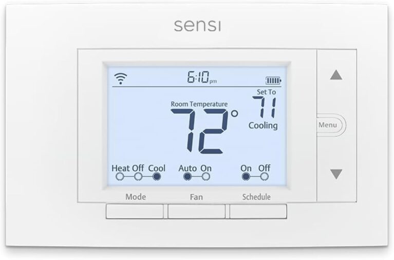 Sensi Smart Thermostat, Wi-Fi, DIY, Alexa, Energy Star Certified, ST55