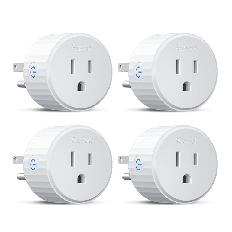 Govee Smart Plug, WiFi Outlet Compatible with Alexa & Google Assts, 4 pcs