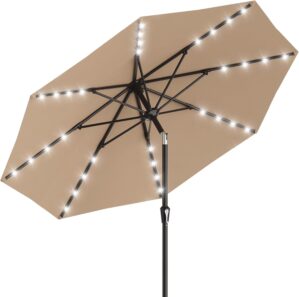 AreShark 9FT Patio Umbrella with So...