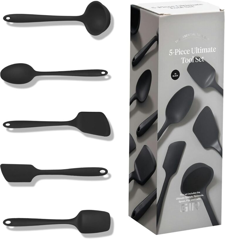 GIR: 5-Piece Silicone Ultimate Kitchen Utensils Set – Black