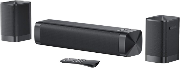 110W Sound Bar for Smart TV, Dolby Digital Plus Soundbar for TV, Bluetooth 5.3, ARC Opt AUX Connect for Home Theater