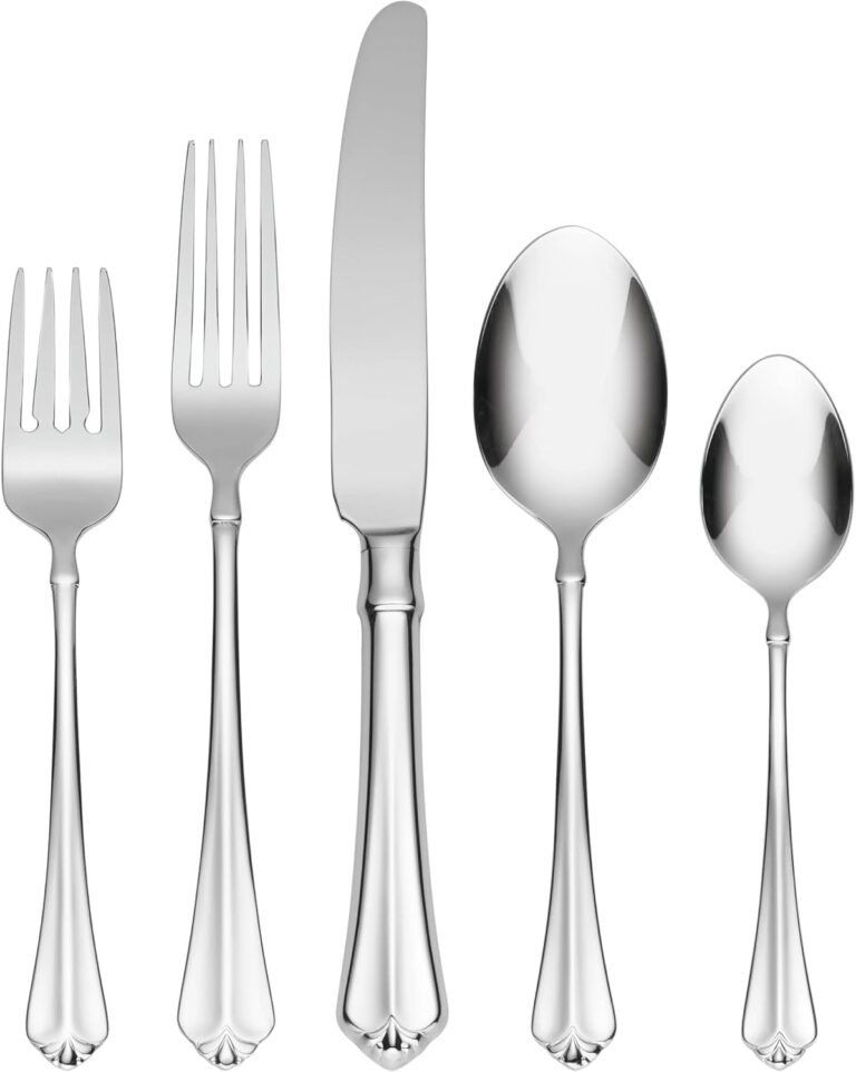 Oneida Juilliard 45-Piece 18/10 Silverware Set for 8, Flatware