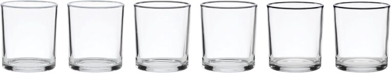 Oneida 24 Seven Pumice Glass Tumblers, 13.5oz, Set of 6