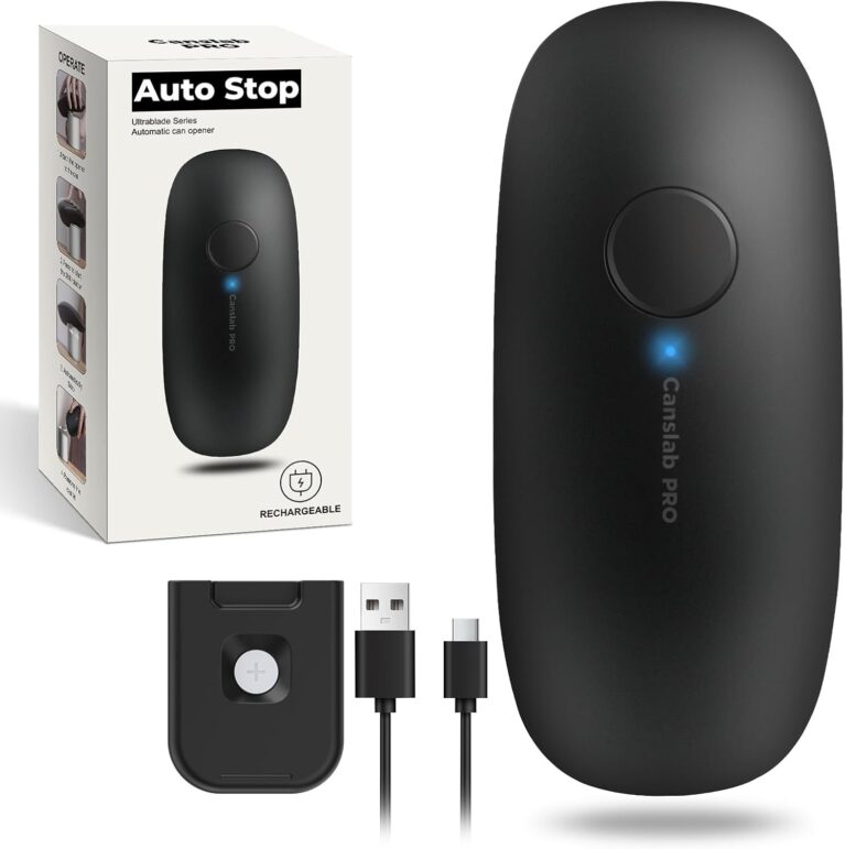 Canslab Ultrablade PRO Electric Can Opener,USB Rechargeable,Smart Auto Stop