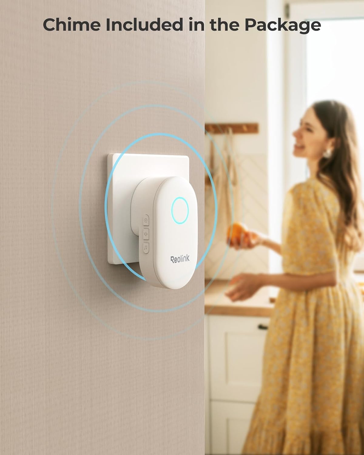 REOLINK Video Doorbell PoE 2K Wired Outdoor Security Camera with Chime V2 - Image 7