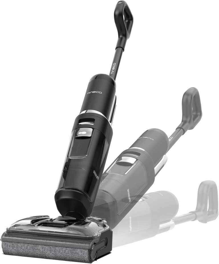 Tineco Floor ONE S7 Stretch Ultra Cordless Wet Dry Vacuum Cleaner, 180°Lay-Flat Anti-Tangle Design, 50 Minutes Runtime, 185℉ Flashdry Self-Cleaning, Dual-Sided Edge Cleaning Floor Cleaner