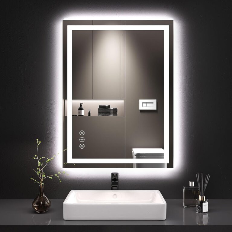 LOAAO 24"X32" LED Bathroom Mirror with Lights, UL Listed