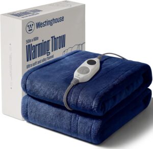 Westinghouse Heated Throw Blanket, ...