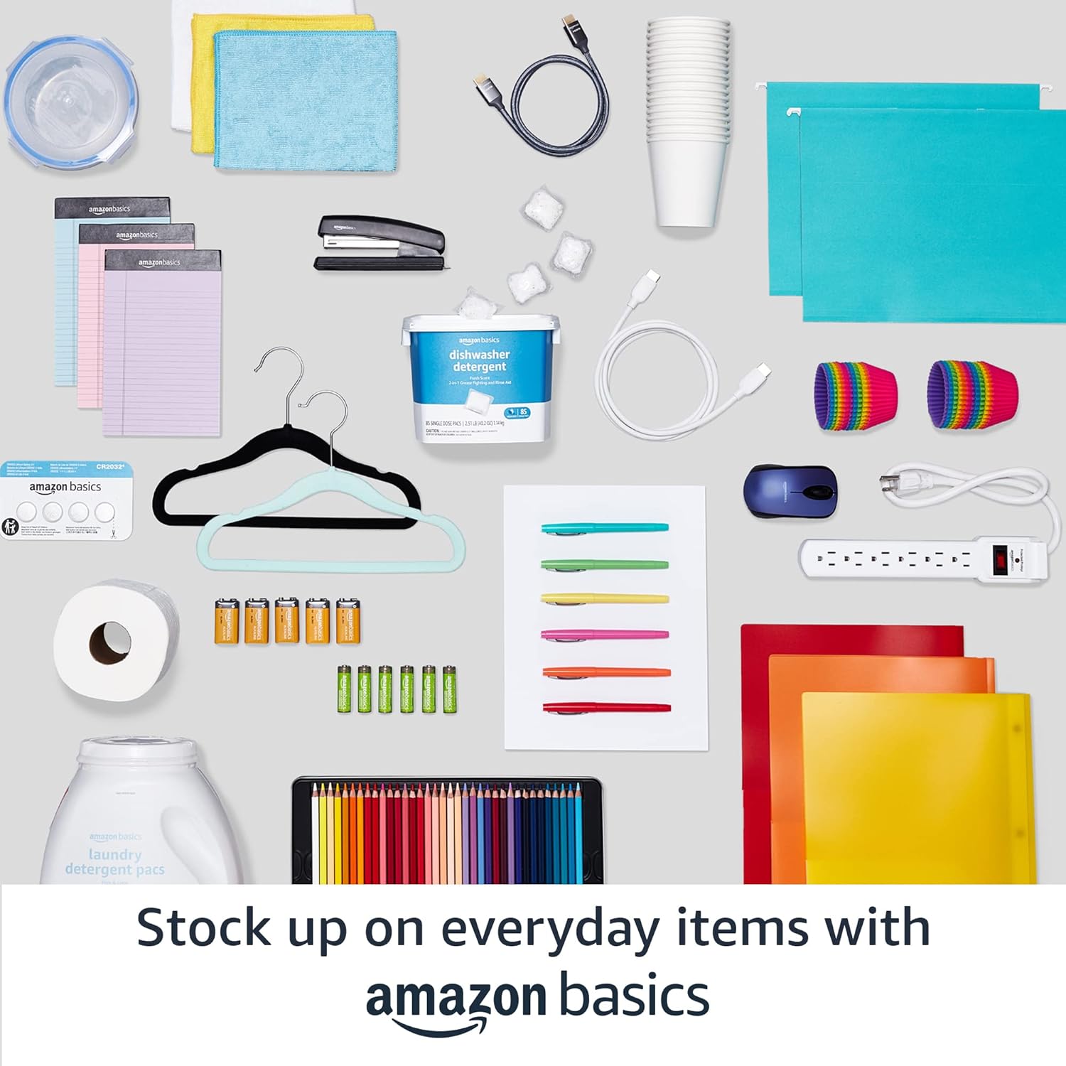 Amazon Basics 4-Shelf Steel Wire Storage Shelves for Garage, Adjustable Metal Shelving Unit, 200 lbs Per Shelf, 23.2" W x 48" H x 13.4" D, Black - Image 9