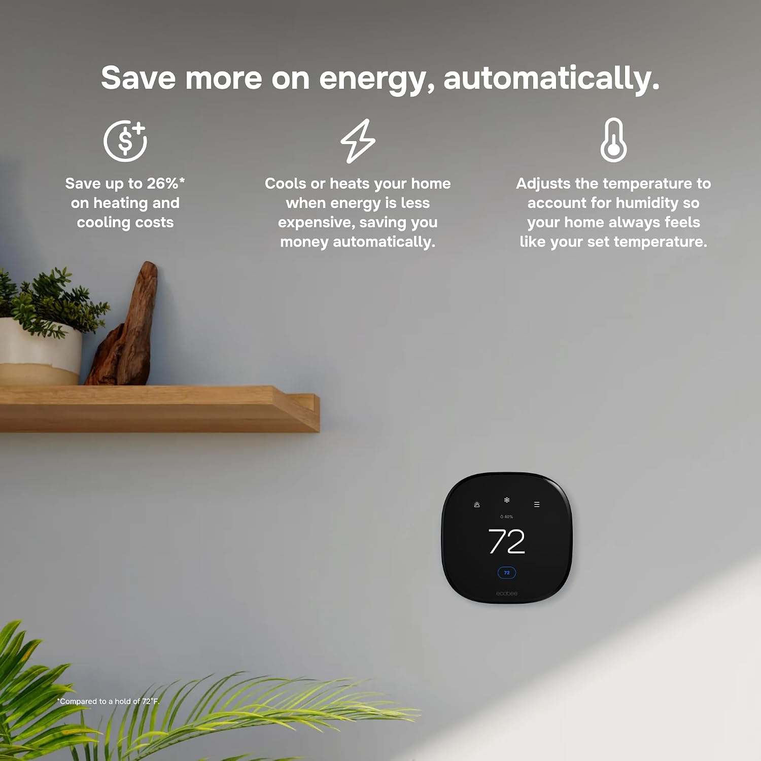 ecobee Smart Thermostat Enhanced, Programmable Wifi Thermostat - Image 2