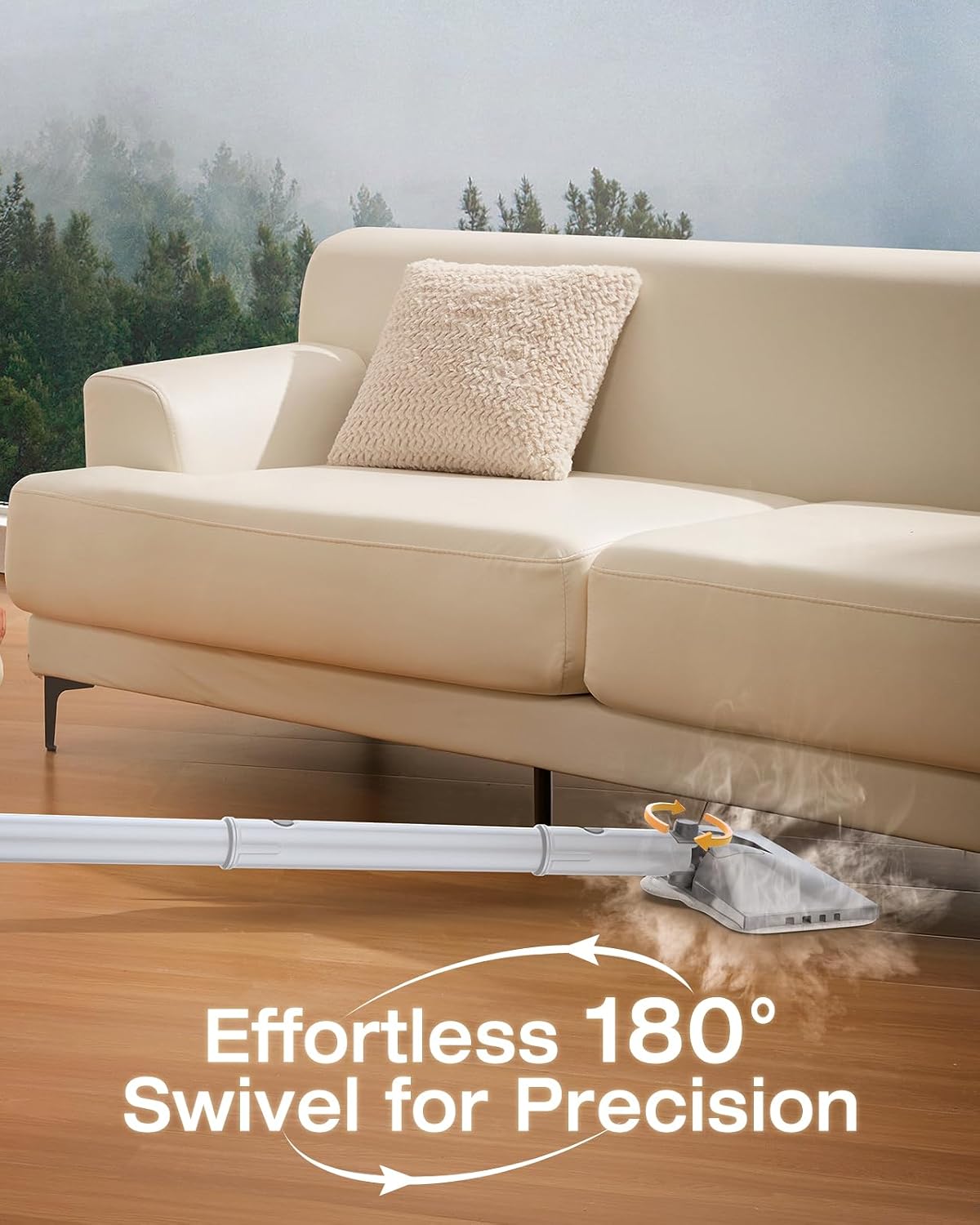 Steam Cleaner, 10-in-1 Detachable Handheld Steam Mop for Multi-Surface - Image 4