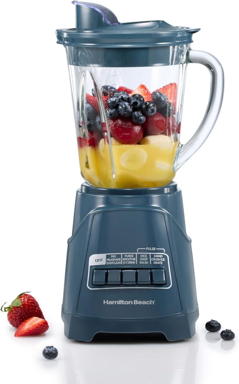 Hamilton Beach Power Elite Blender For Smoothies With Wave Action System