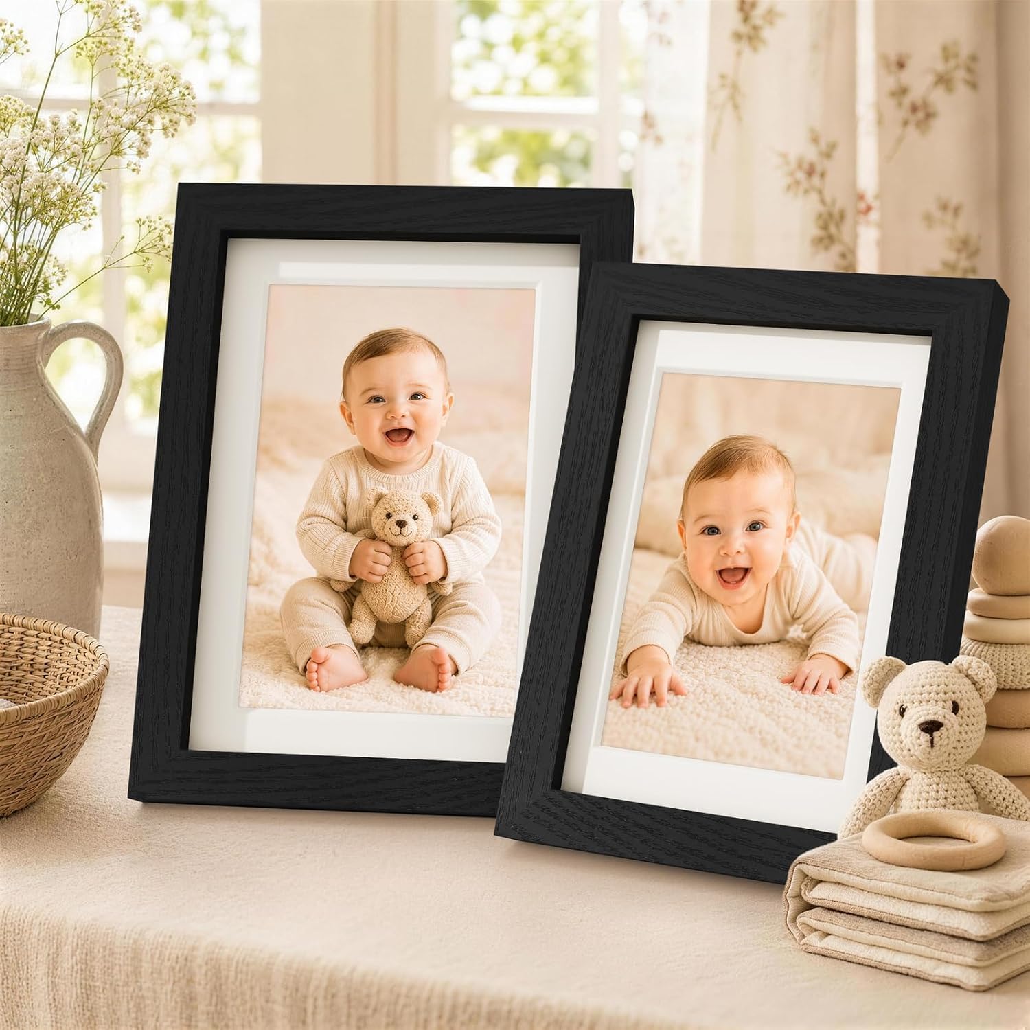 Pallene Picture Frames Collage Wall Decor Set of 20, Black - Image 9