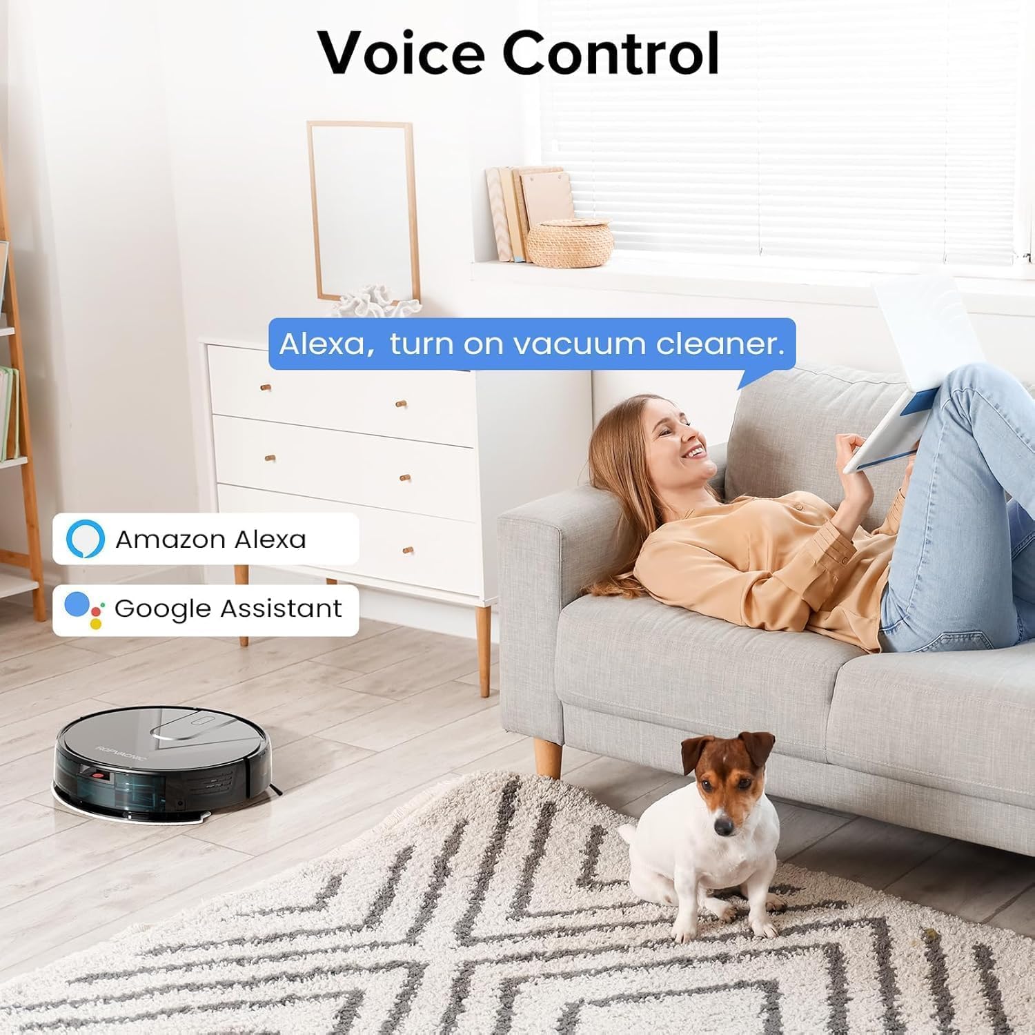 ROPVACNIC Robot Vacuum and Mop Combo 5200Pa Suction Robotic Cleaner - Image 4