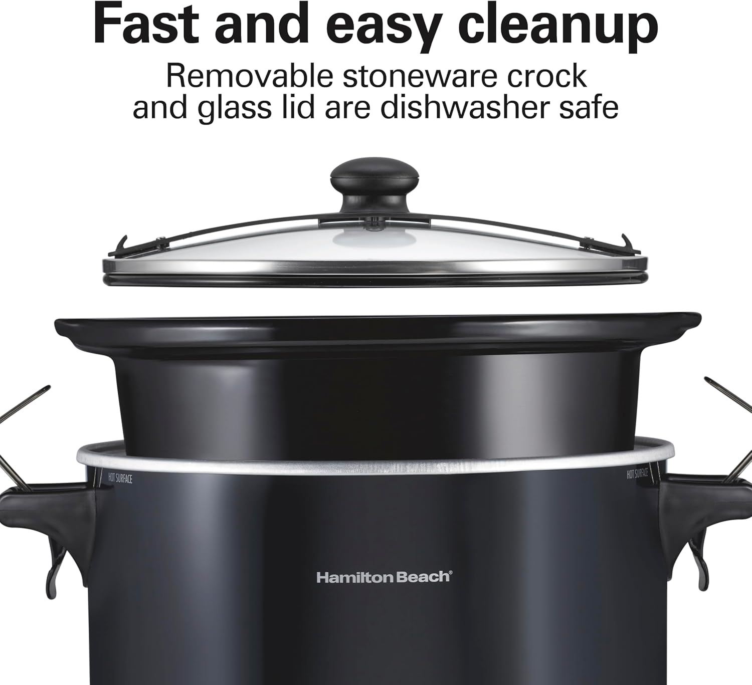 Hamilton Beach Stay or Go Extra Large 10 Quart Portable Slow Cooker - Image 7