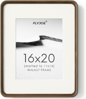 16 x 20 Picture Frame, Solid Walnut...