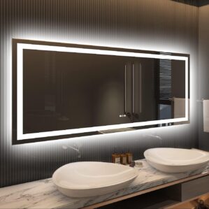 Amorho LED Bathroom Mirror, 60̸...