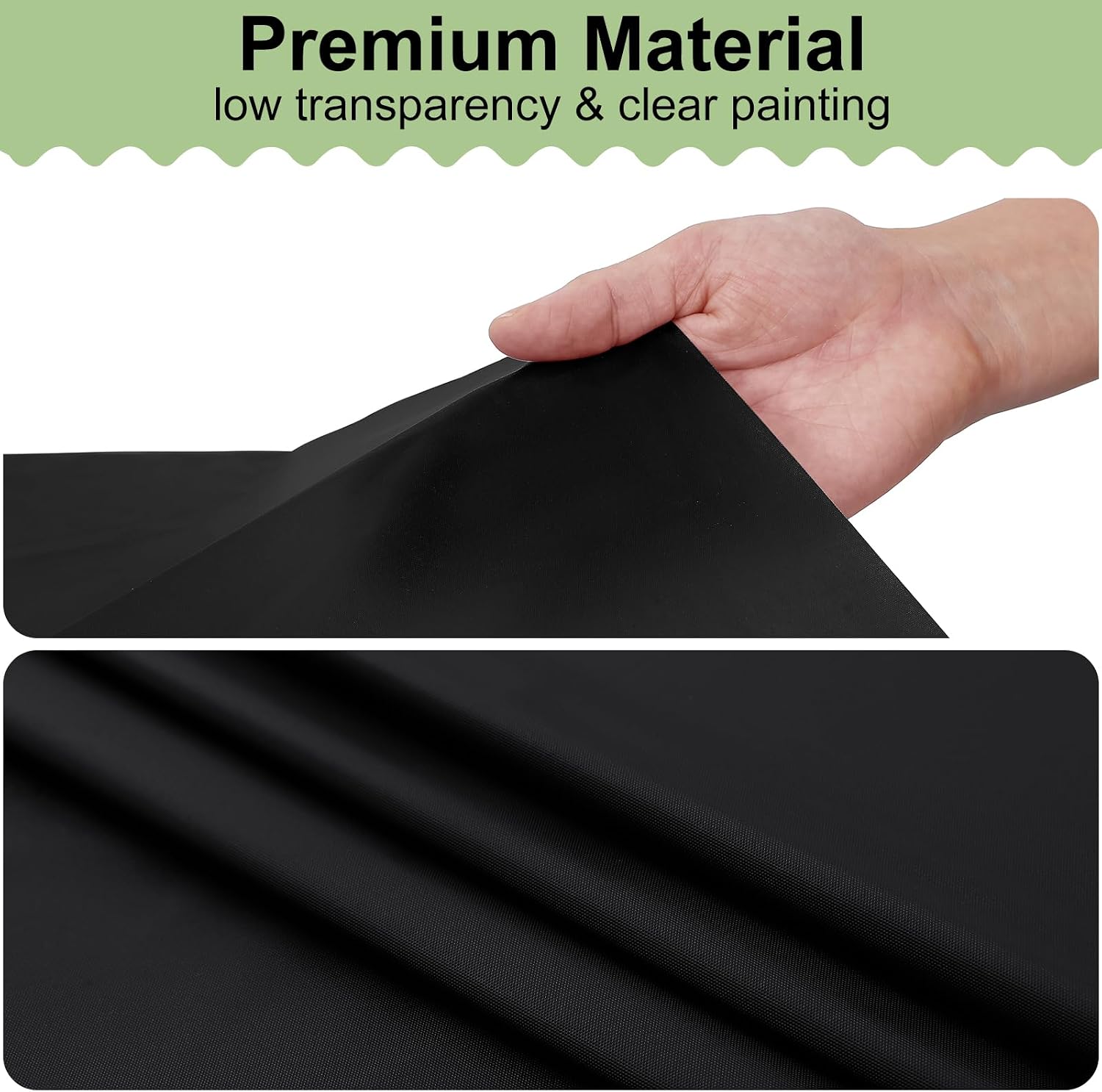 misaya 6 Packs Plastic Table Cloth Black Disposable Tablecloth - Image 5