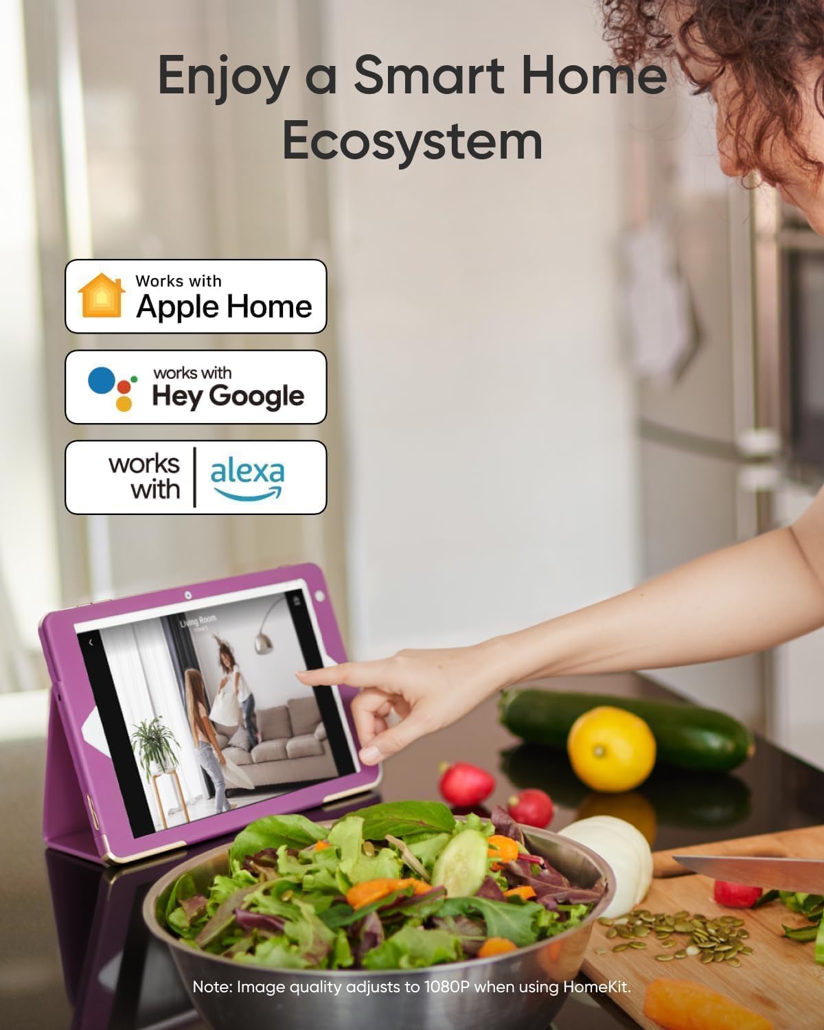 eufy Security 4K Indoor Camera E30, No Subscription, Pan and Tilt - Image 7