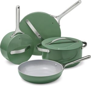 Caraway 12-Piece Non-Stick Ceramic ...