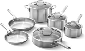 Calphalon Brushed 3-Ply Stainless S...