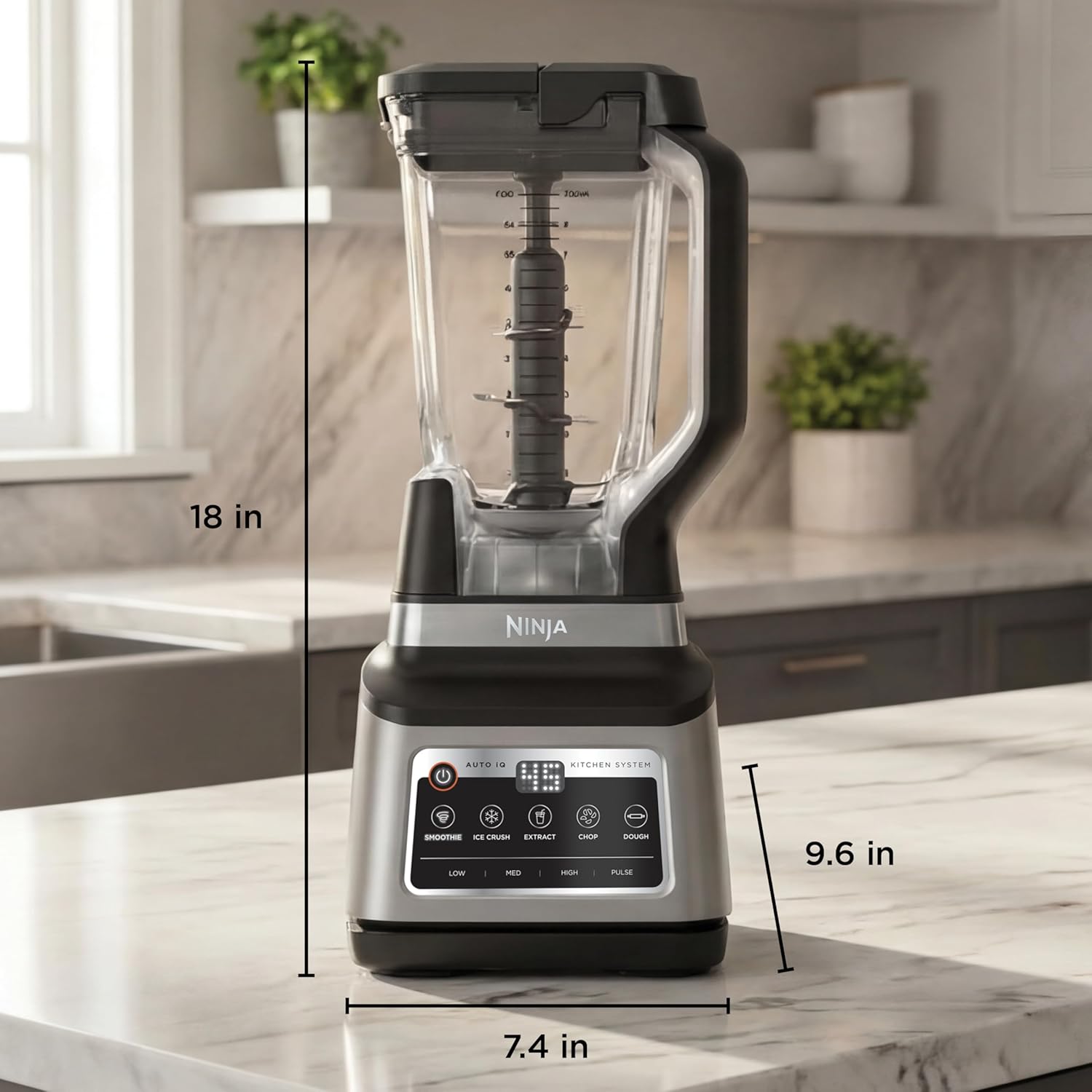Ninja BN801 Professional Plus Kitchen System, 1400WP, Auto-iQ, Grey - Image 8