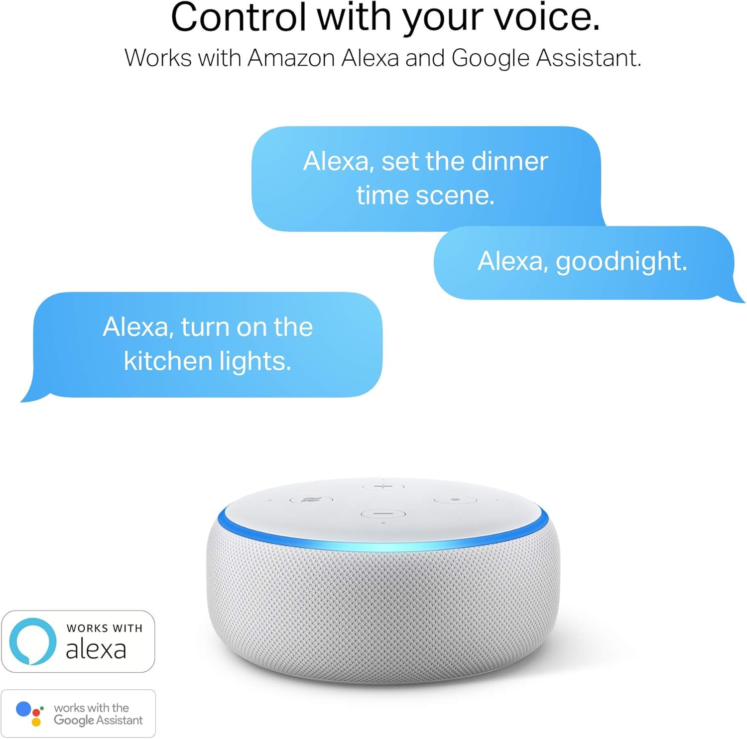 Kasa Smart Light Bulbs that works with Alexa and Google Home, Dimmable Smart LED Bulb, A19, 9W, 800Lumens, Soft White(2700K), CRI≥90, WiFi 2.4Ghz only, No Hub Required, 4 Count (Pack of 1)(KL110P4) - Image 3