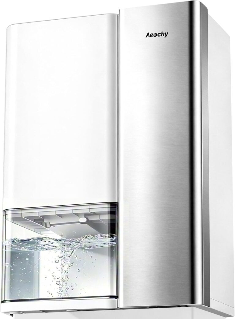 AEOCKY Small Dehumidifier with 64oz Water Tank,Next-Gen Thermoelectric Tech