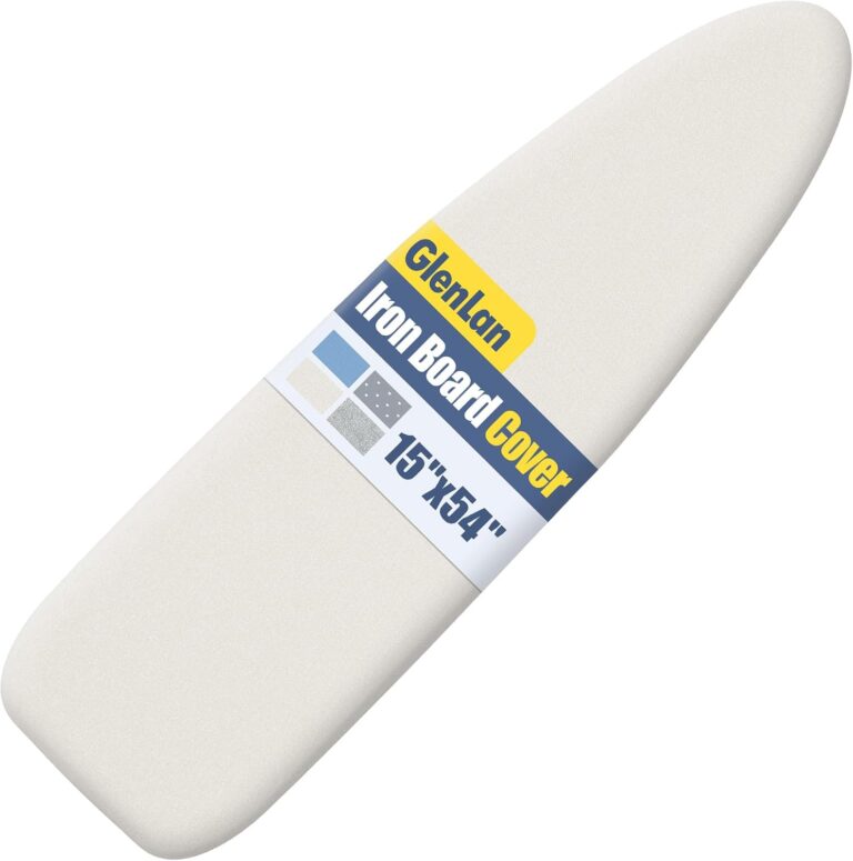 Ironing Board Cover and Pad for Standard Size 15" x 54", Cream