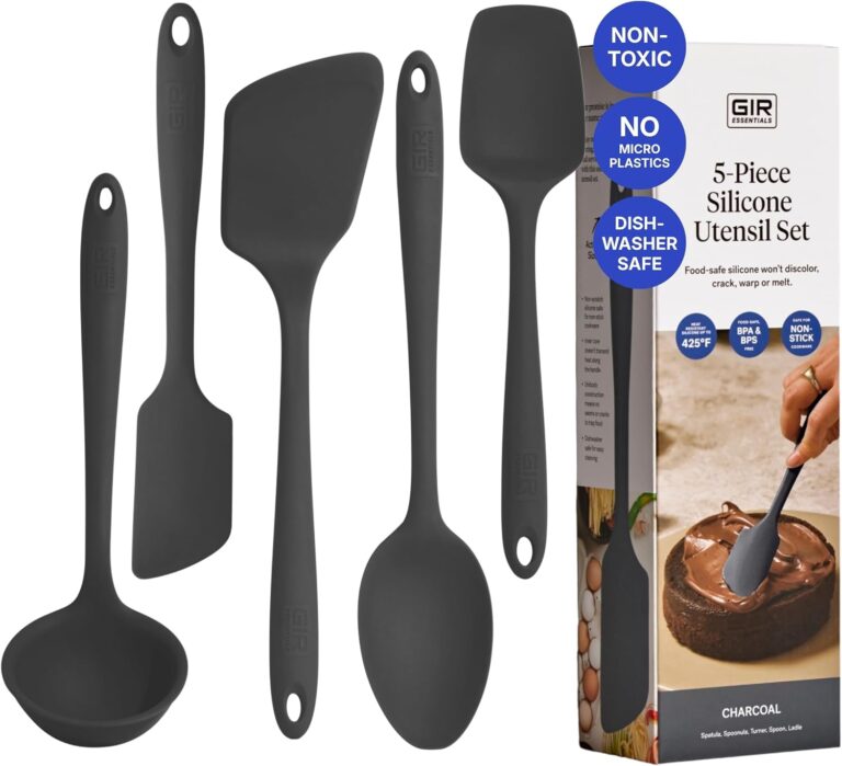 GIR: 5-Piece Silicone Essentials Kitchen Utensils Set – Charcoal