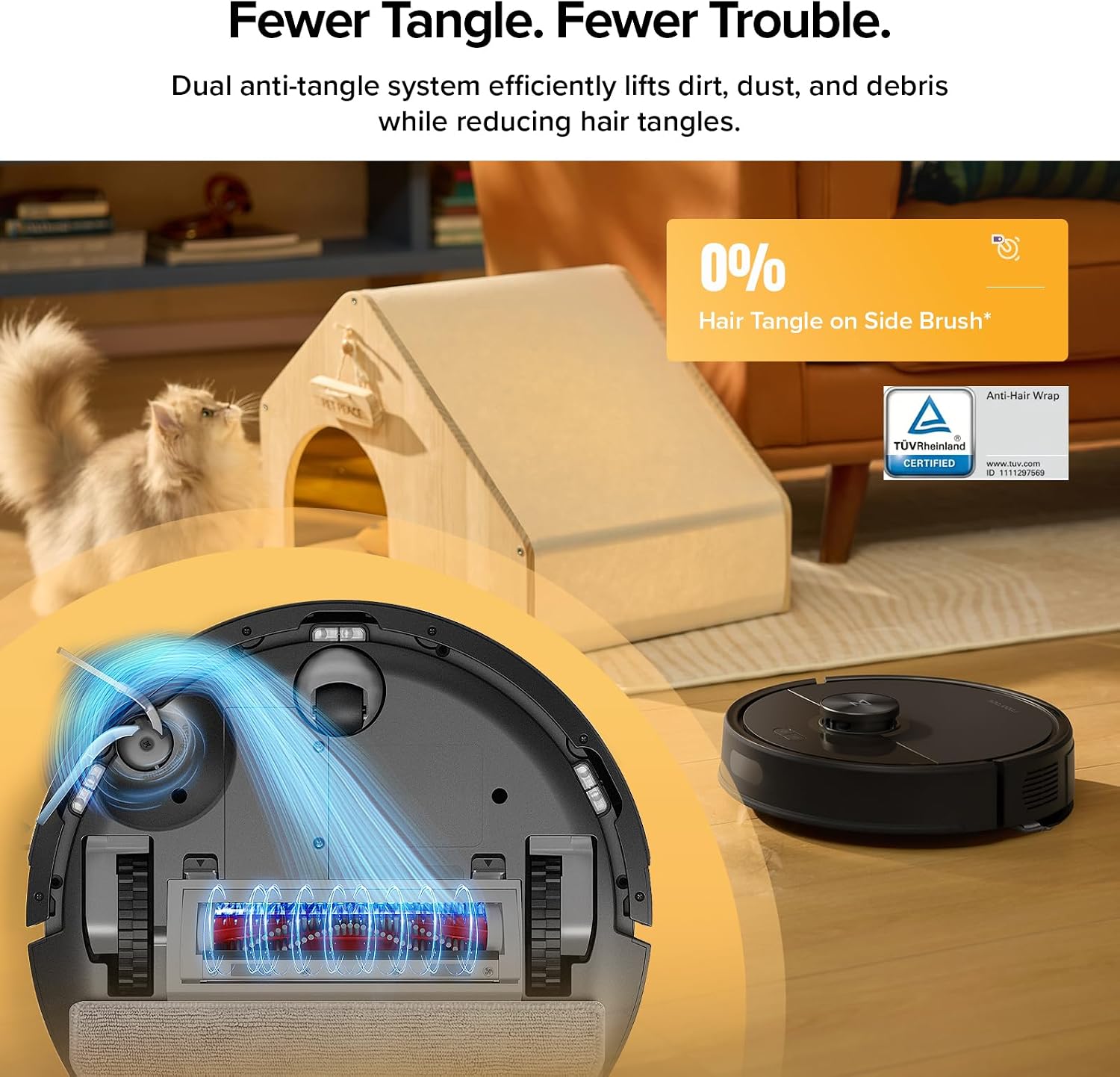 roborock Q7 M5+ Robot Vacuum and Mop, Up to 7-9 Weeks Self-Empty, 10000Pa - Image 4