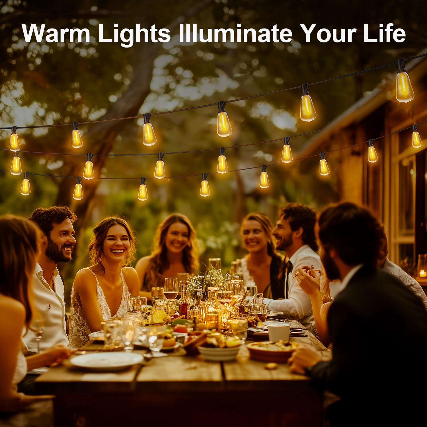 Outdoor Lights String Patio Outside - 100ft 30M LED Waterproof Light ST38 - Image 8