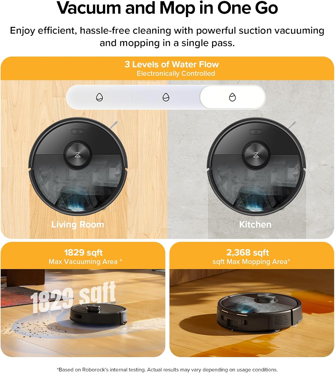 roborock Q7 M5+ Robot Vacuum and Mop, Up to 7-9 Weeks Self-Empty, 10000Pa - Image 5
