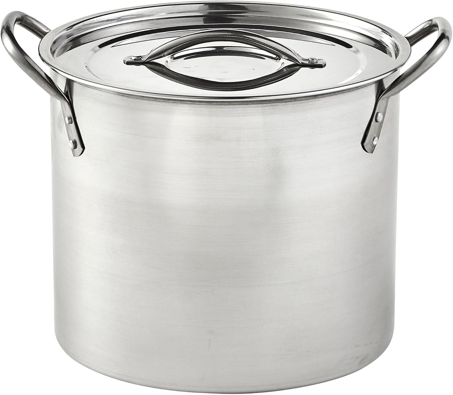 IMUSA Stainless Steel Stock Pot with Lid, 20 Quart, Silver