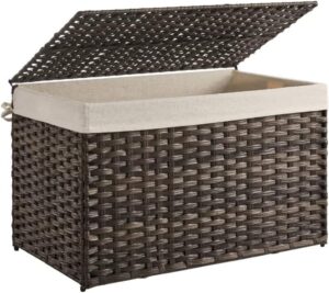 SONGMICS Woven Storage Basket with ...