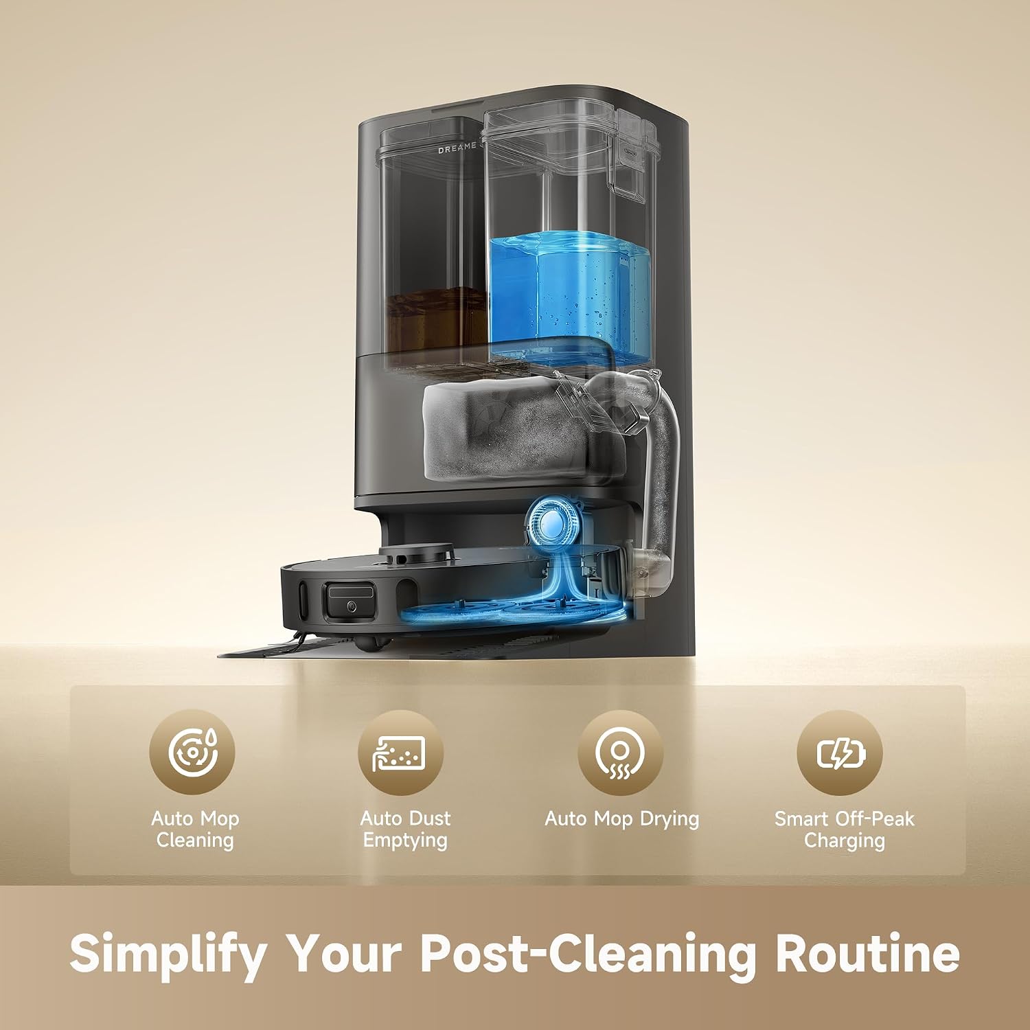 dreame D30 Ultra CE Robot Vacuum and Mop, 25,000Pa Powerful Suction - Image 3