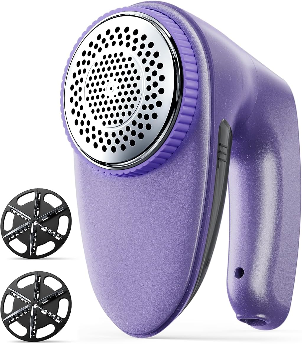 Bymore Fabric Shaver, Lint Shaver, Sweater Shaver for Clothes, Purple